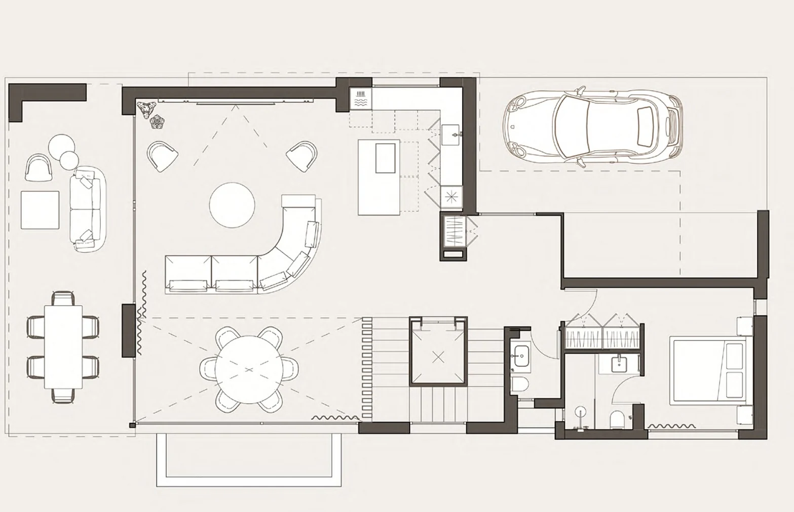 Villa Sirocco C ground floor plan