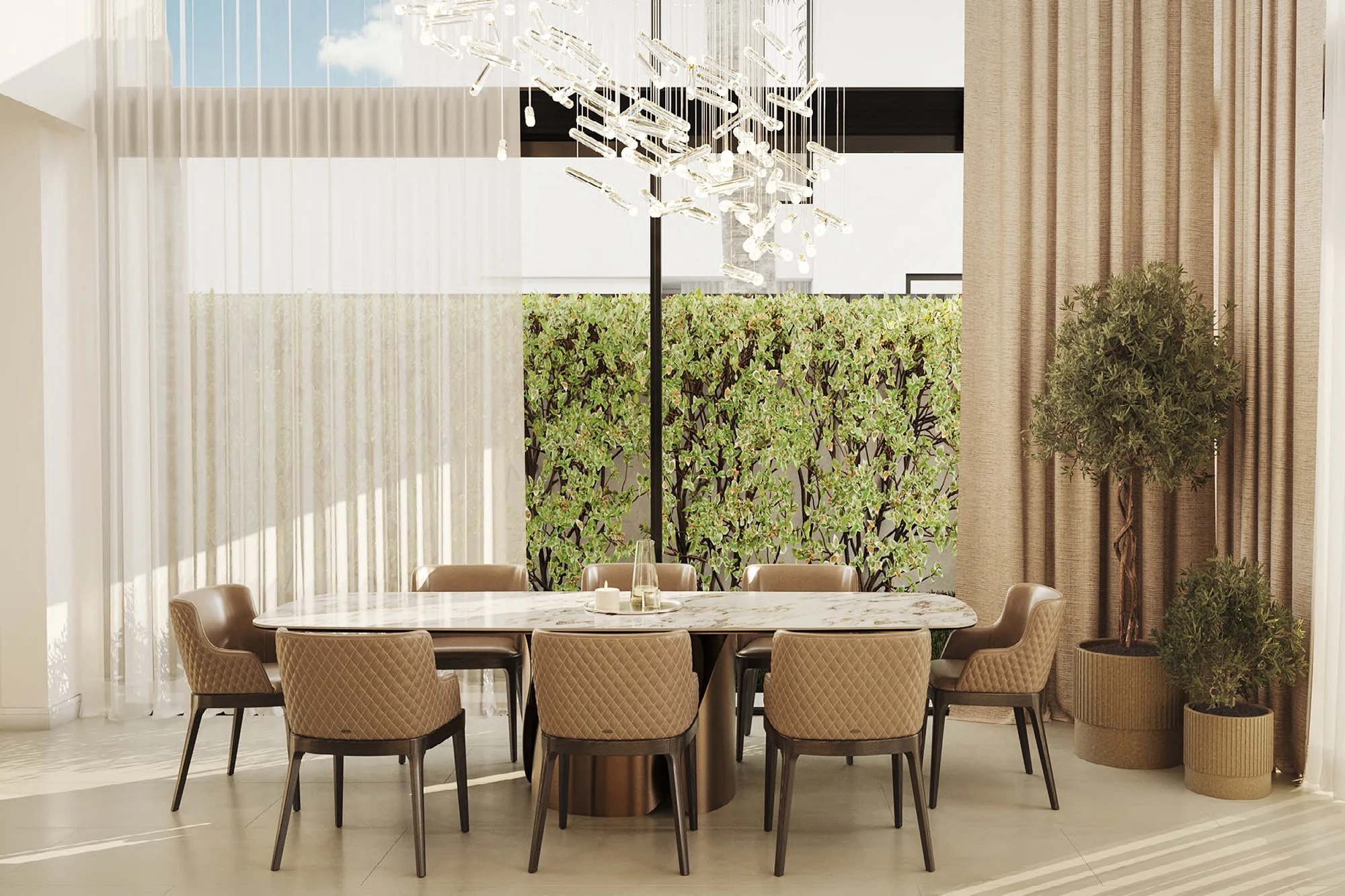Villa Sirocco dining area